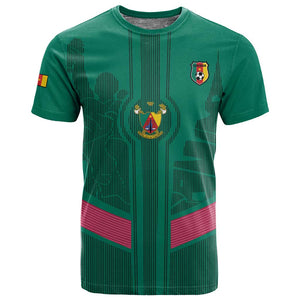 Custom Cameroun Football T shirt Allez les Lions
