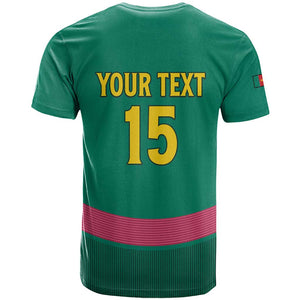 Custom Cameroun Football T shirt Allez les Lions