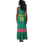 Custom Cameroun Football Tank Maxi Dress Allez les Lions