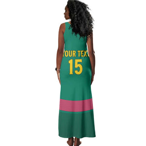 Custom Cameroun Football Tank Maxi Dress Allez les Lions