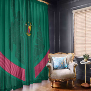 Custom Cameroun Football Window Curtain Allez les Lions