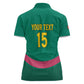 Custom Cameroun Football Women Polo Shirt Allez les Lions
