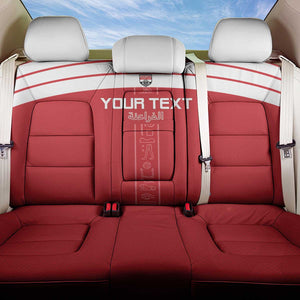 Egyptian Football Custom Back Car Seat Cover Yalla Masr - Red Ver
