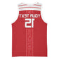 Egyptian Football Custom Basketball Jersey Yalla Masr - Red Ver - African Pride