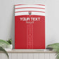 Egyptian Football Custom Canvas Wall Art Yalla Masr - Red Ver