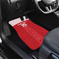 Egyptian Football Custom Car Mats Yalla Masr - Red Ver