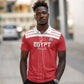 Egyptian Football Custom Polo Shirt Yalla Masr - Red Ver