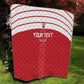 Egyptian Football Custom Quilt Yalla Masr - Red Ver