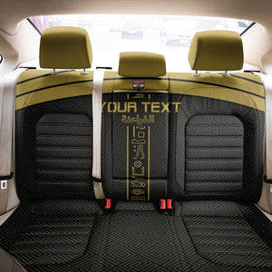 Egyptian Football Custom Back Car Seat Cover Yalla Masr - Black Ver