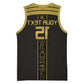 Egyptian Football Custom Basketball Jersey Yalla Masr - Black Ver - African Pride