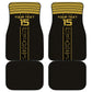 Egyptian Football Custom Car Mats Yalla Masr - Black Ver
