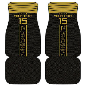Egyptian Football Custom Car Mats Yalla Masr - Black Ver