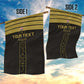 Egyptian Football Custom Garden Flag Yalla Masr - Black Ver