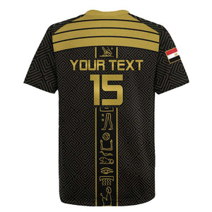 Egyptian Football Custom Rugby Jersey Yalla Masr - Black Ver