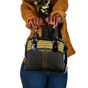 Egyptian Football Custom Shoulder Handbag Yalla Masr - Black Ver