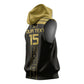 Egyptian Football Custom Sleeveless Hoodie Yalla Masr - Black Ver - African Pride