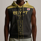 Egyptian Football Custom Sleeveless Hoodie Yalla Masr - Black Ver - African Pride