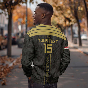 Egyptian Football Custom Sweatshirt Yalla Masr - Black Ver