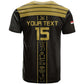 Egyptian Football Custom T shirt Yalla Masr - Black Ver