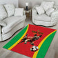 Custom Guinea-Bissau Football Area Rug Go Djurtus Go