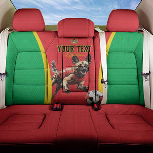 Custom Guinea-Bissau Football Back Car Seat Cover Go Djurtus Go