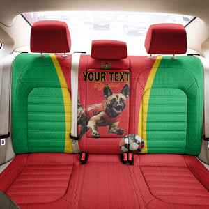 Custom Guinea-Bissau Football Back Car Seat Cover Go Djurtus Go