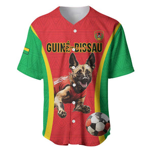 Custom Guinea-Bissau Football Baseball Jersey Go Djurtus Go
