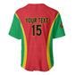 Custom Guinea-Bissau Football Baseball Jersey Go Djurtus Go