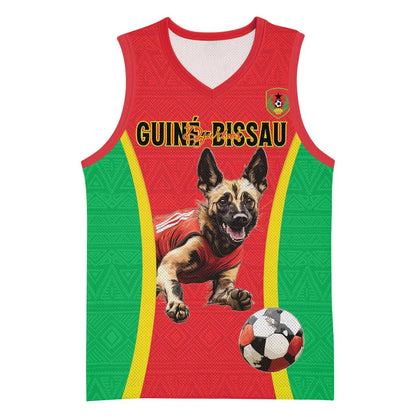 Custom Guinea-Bissau Football Basketball Jersey Go Djurtus Go - African Pride
