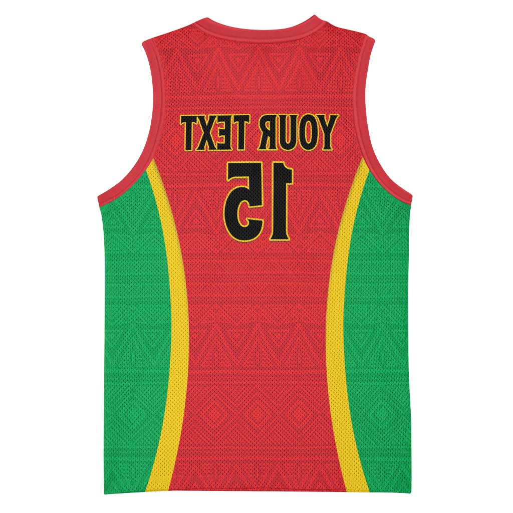 Custom Guinea-Bissau Football Basketball Jersey Go Djurtus Go - African Pride