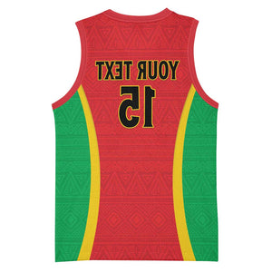 Custom Guinea-Bissau Football Basketball Jersey Go Djurtus Go - African Pride