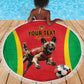 Custom Guinea-Bissau Football Beach Blanket Go Djurtus Go