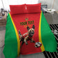 Custom Guinea-Bissau Football Bedding Set Go Djurtus Go