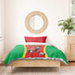 Custom Guinea-Bissau Football Bedding Set Go Djurtus Go