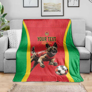 Custom Guinea-Bissau Football Blanket Go Djurtus Go