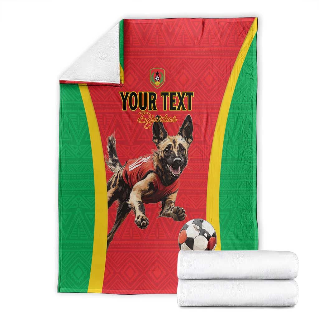 Custom Guinea-Bissau Football Blanket Go Djurtus Go