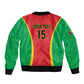 Custom Guinea-Bissau Football Bomber Jacket Go Djurtus Go