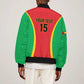 Custom Guinea-Bissau Football Bomber Jacket Go Djurtus Go