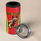 Custom Guinea-Bissau Football 4 in 1 Can Cooler Tumbler Go Djurtus Go