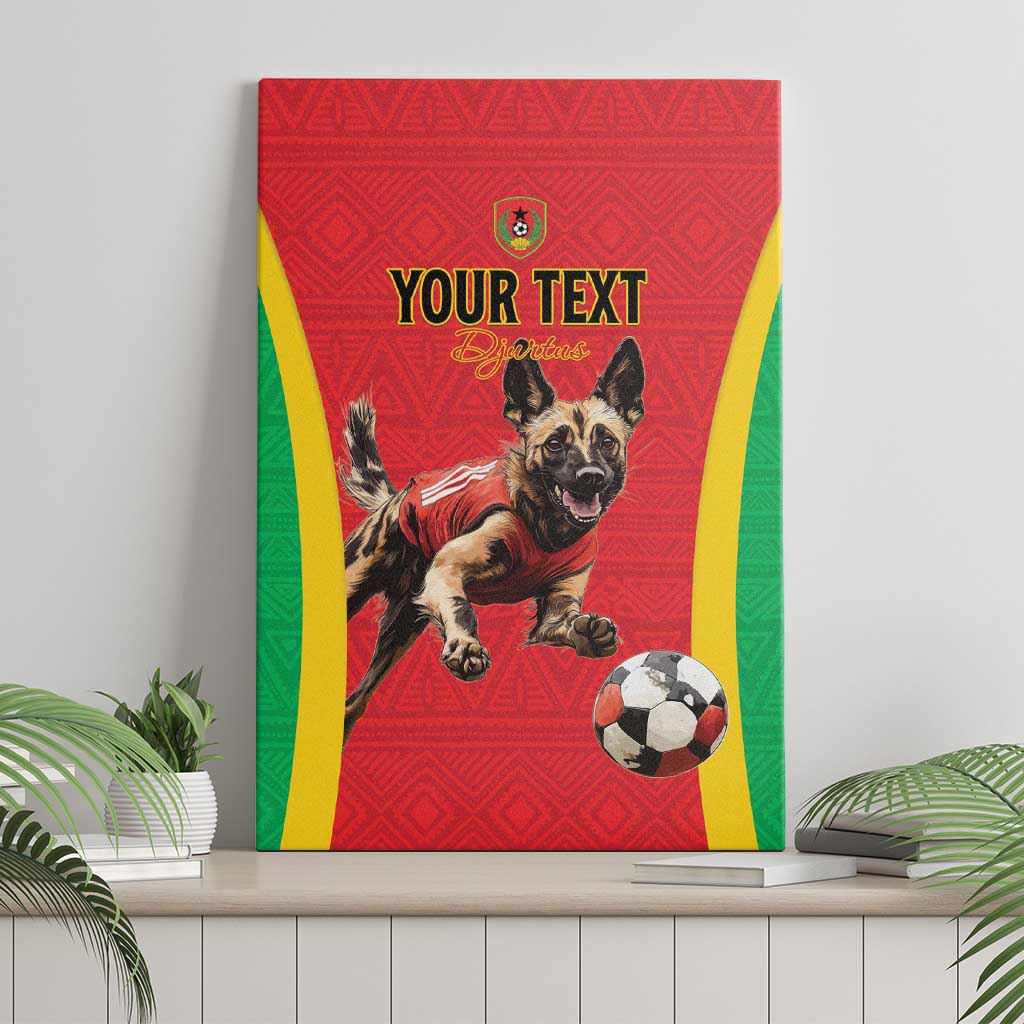 Custom Guinea-Bissau Football Canvas Wall Art Go Djurtus Go