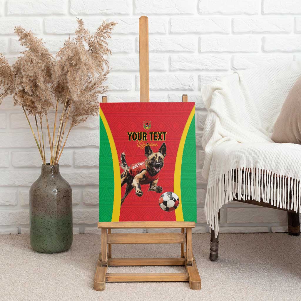 Custom Guinea-Bissau Football Canvas Wall Art Go Djurtus Go