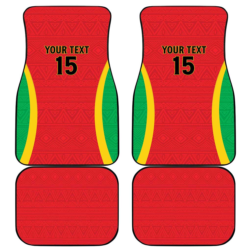 Custom Guinea-Bissau Football Car Mats Go Djurtus Go