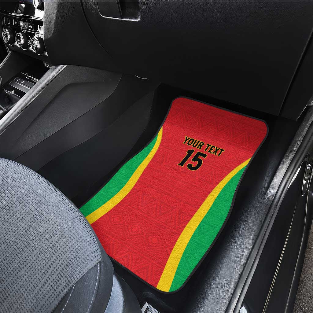 Custom Guinea-Bissau Football Car Mats Go Djurtus Go