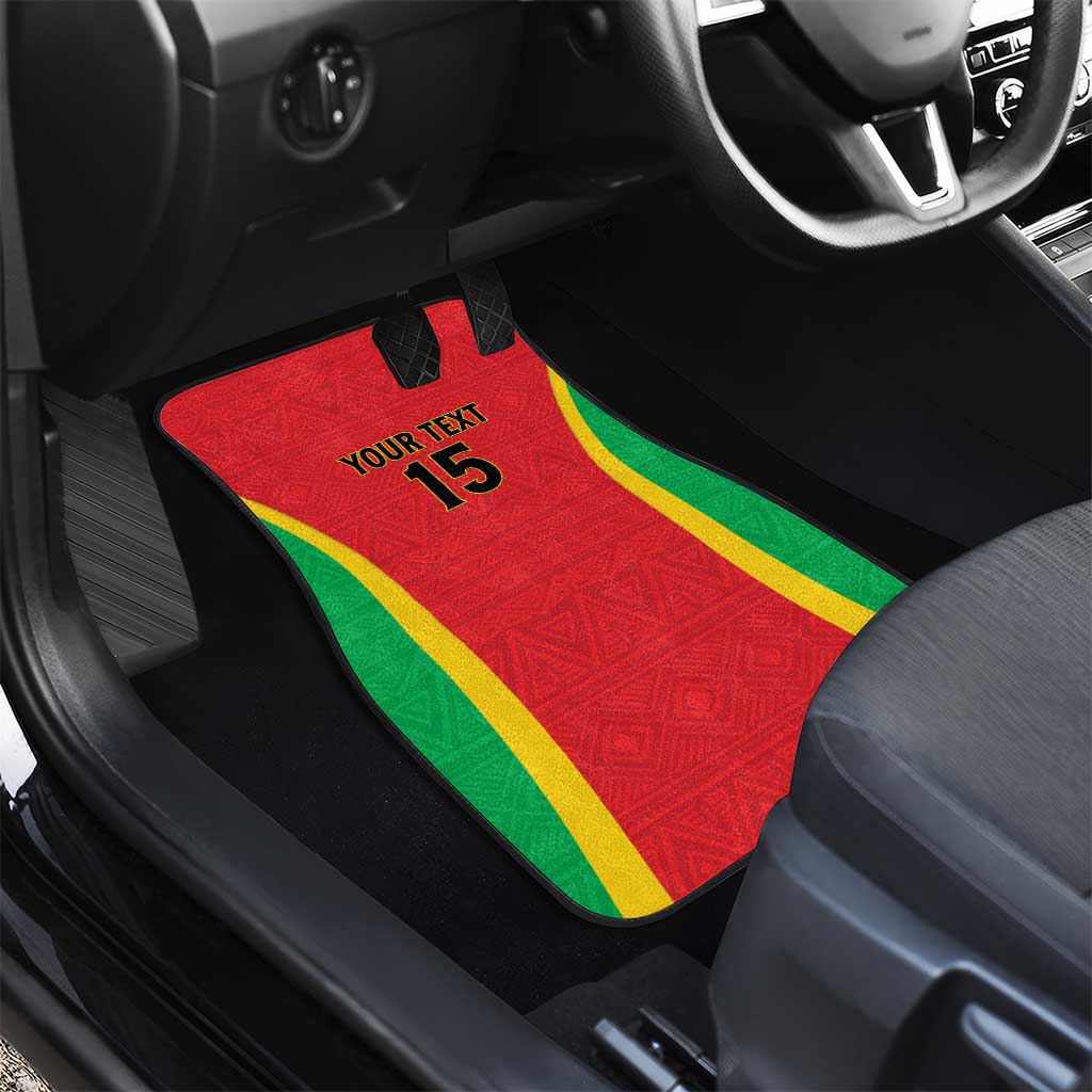 Custom Guinea-Bissau Football Car Mats Go Djurtus Go