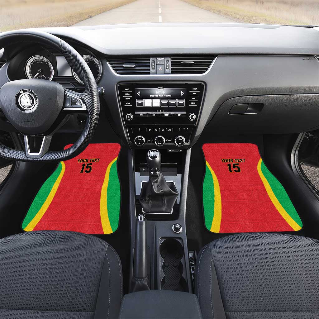 Custom Guinea-Bissau Football Car Mats Go Djurtus Go