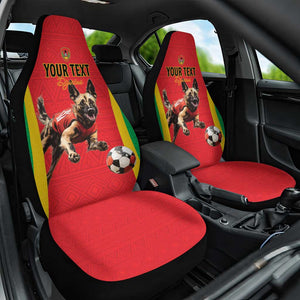 Custom Guinea-Bissau Football Car Seat Cover Go Djurtus Go