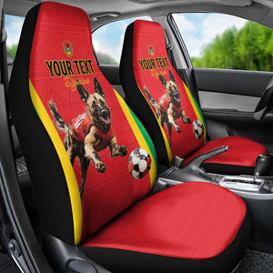 Custom Guinea-Bissau Football Car Seat Cover Go Djurtus Go