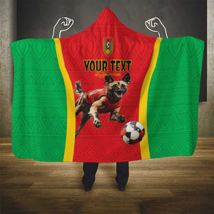 Custom Guinea-Bissau Football Hooded Blanket Go Djurtus Go