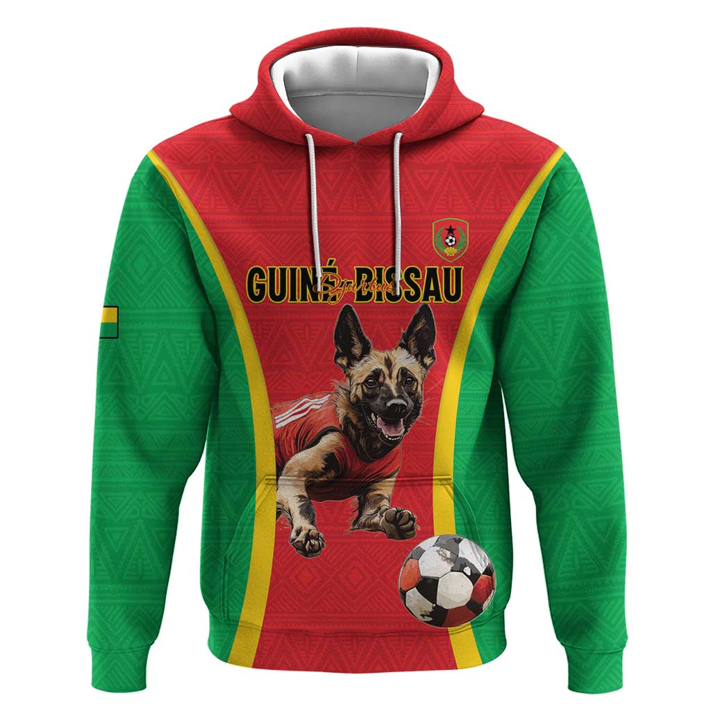 Custom Guinea-Bissau Football Hoodie Go Djurtus Go