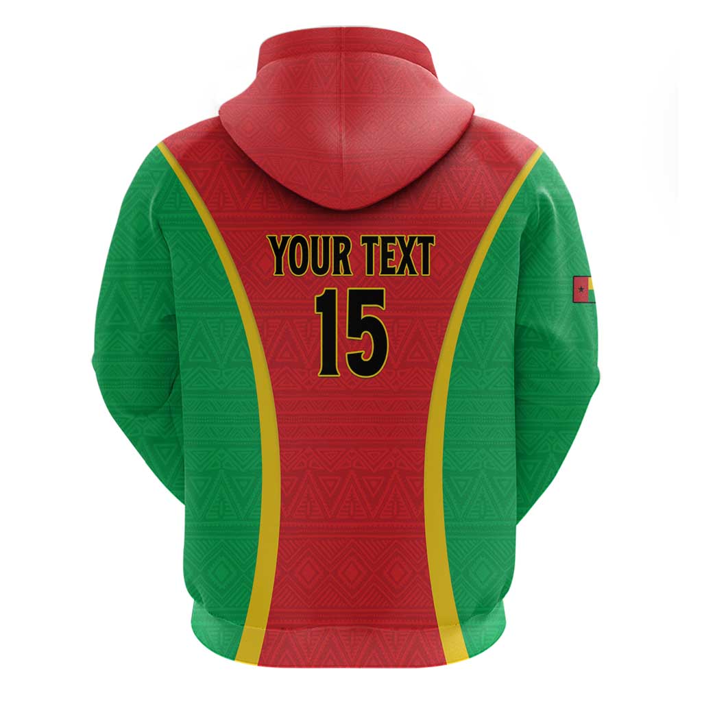 Custom Guinea-Bissau Football Hoodie Go Djurtus Go